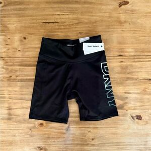 DKNY Black Athletic Shorts Black | S